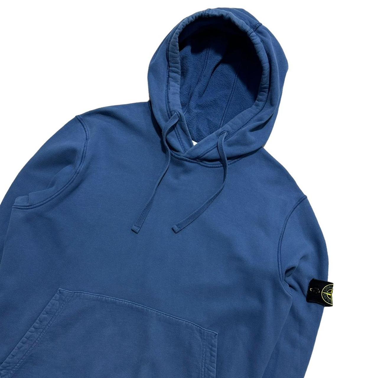 Stone Island Pullover Blue Hoodie