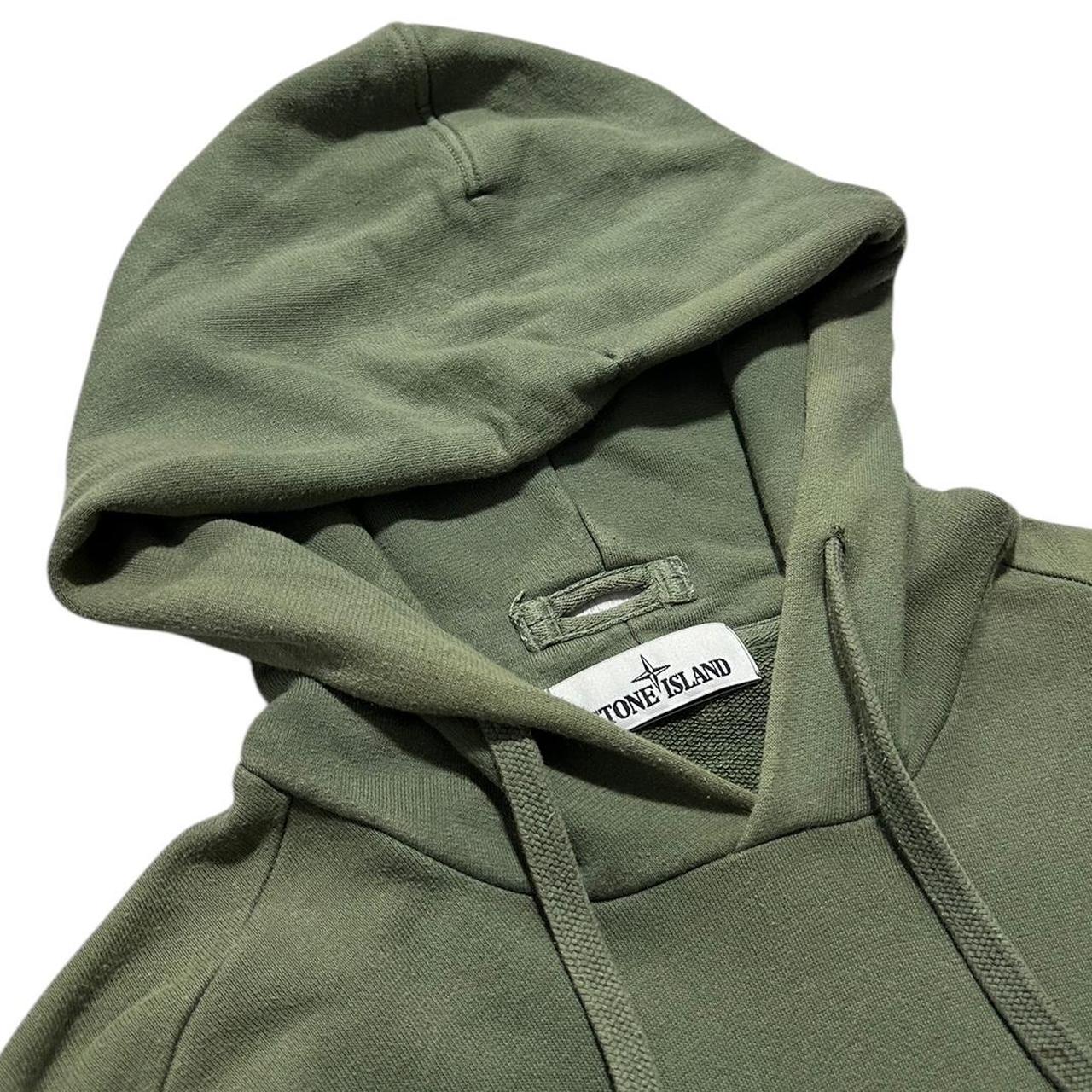 Stone Island Khaki Green Hoodie