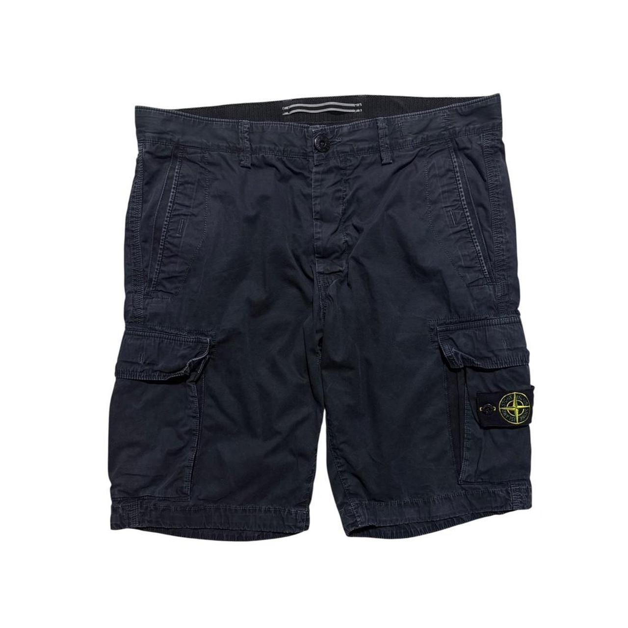 Stone Island Canvas Cargo Shorts