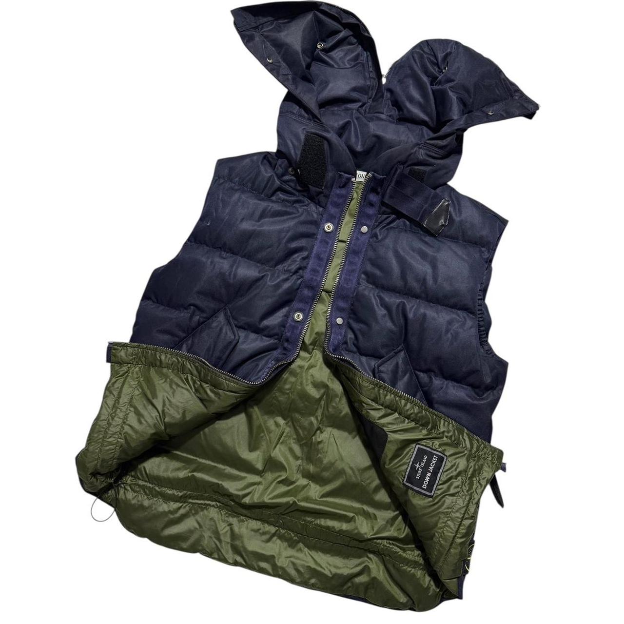 Stone Island Down Gilet | Large, Navy