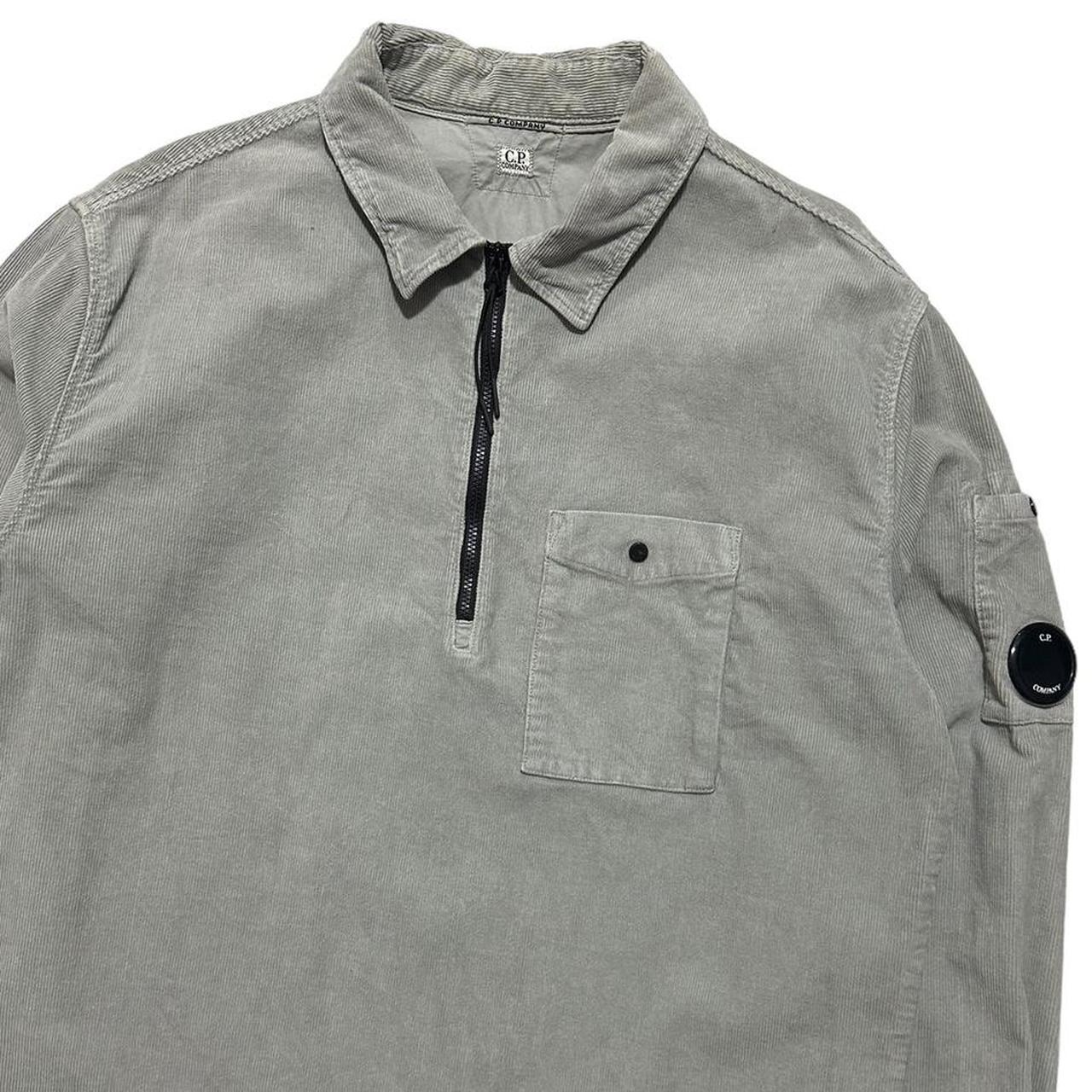 CP Company Corduroy Zip Down Pullover