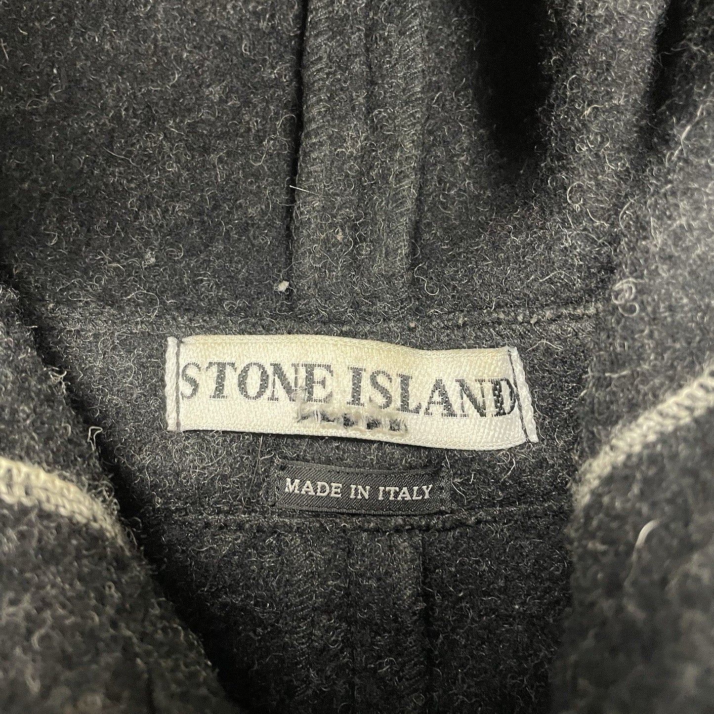Vintage Stone Island Wool Jacket, Size Large | O/S, Grey