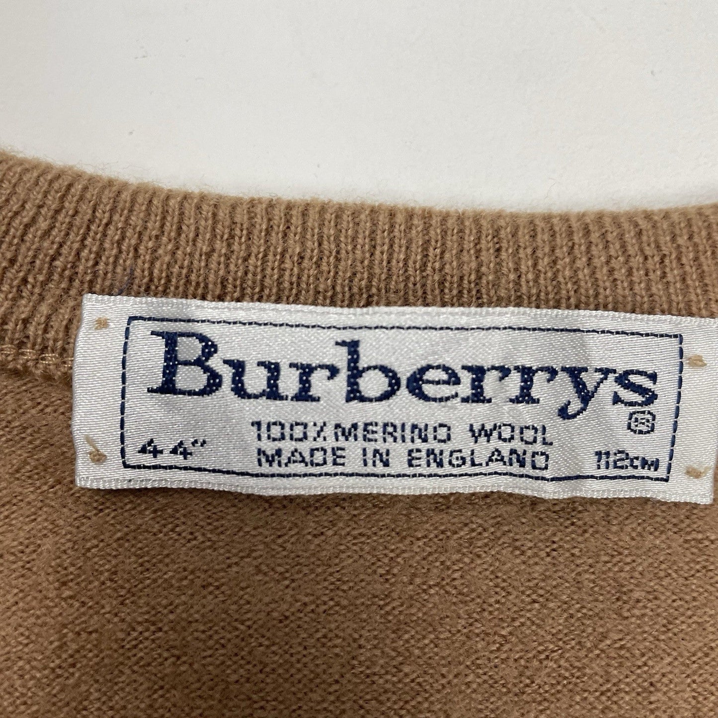 Vintage Burberry Nova Check Knit Vest, Size Small | O/S, Red