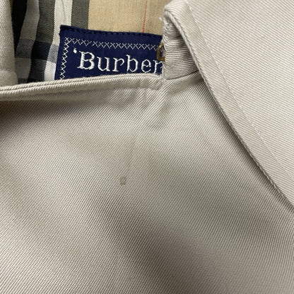 Vintage Burberry Beige Trench Coat, Size 50 | O/S, Beige