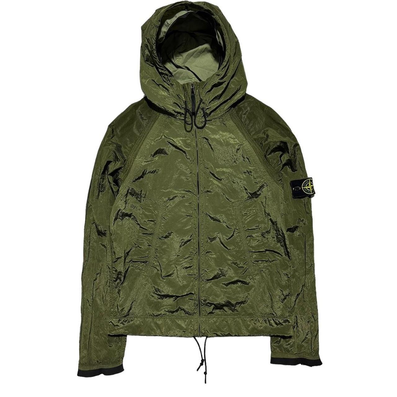 Stone Island Green Nylon Metal Jacket