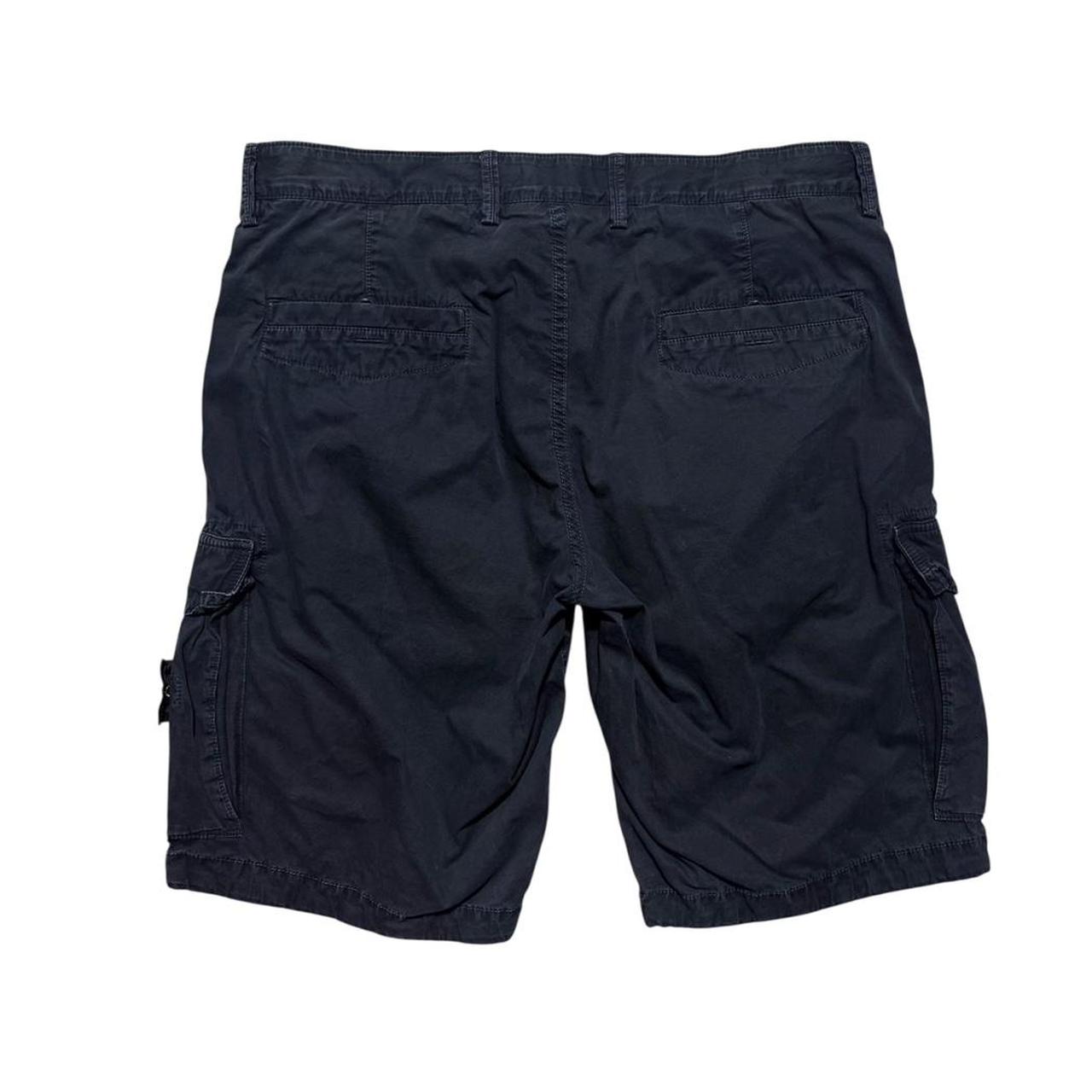 Stone Island Canvas Cargo Shorts