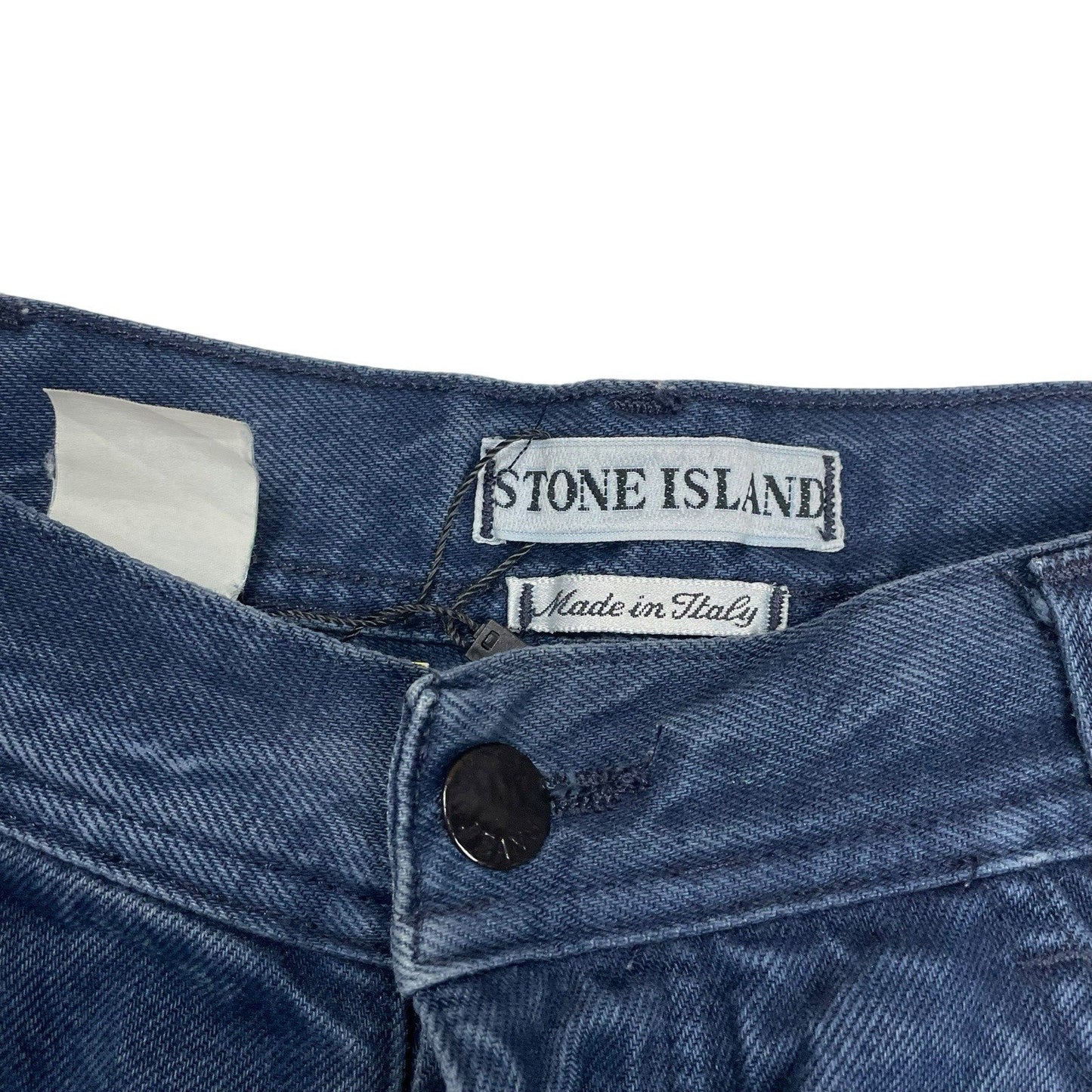 Vintage Stone Island Green Edge Badge Jeans, W32 L28 | O/S, Green