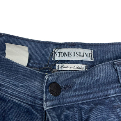 Vintage Stone Island Green Edge Badge Jeans, W32 L28 | O/S, Green