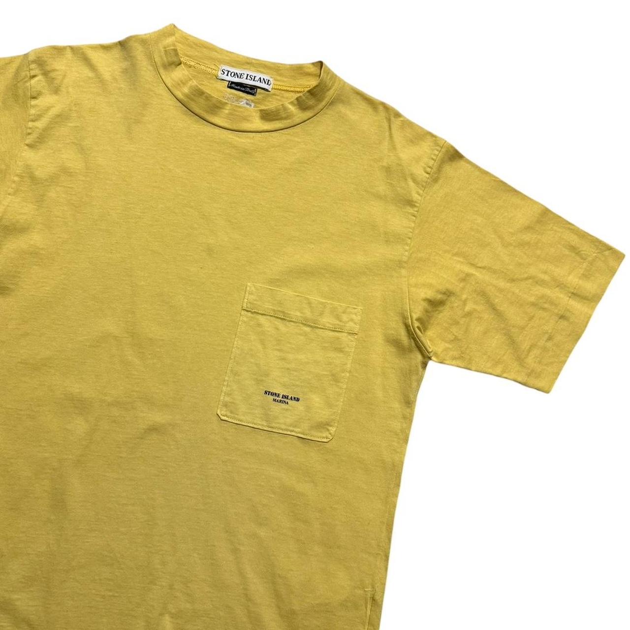 Stone Island 90's Marina T-Shirt | Small, Yellow