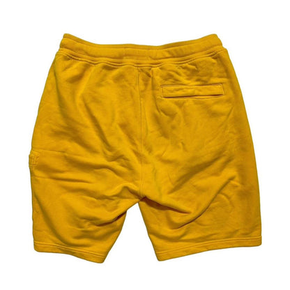 Stone Island Yellow Cotton Shorts