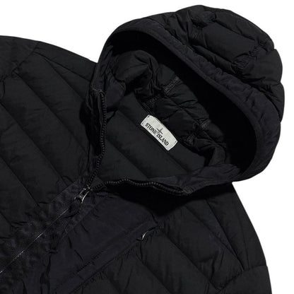 Stone Island Loom Woven Down Jacket | Medium, Black