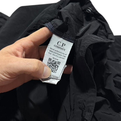 CP Company Black Nylon Pullover Jacket | XL, Black