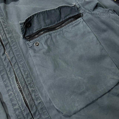 Stone Island Grey Canvas Overshirt