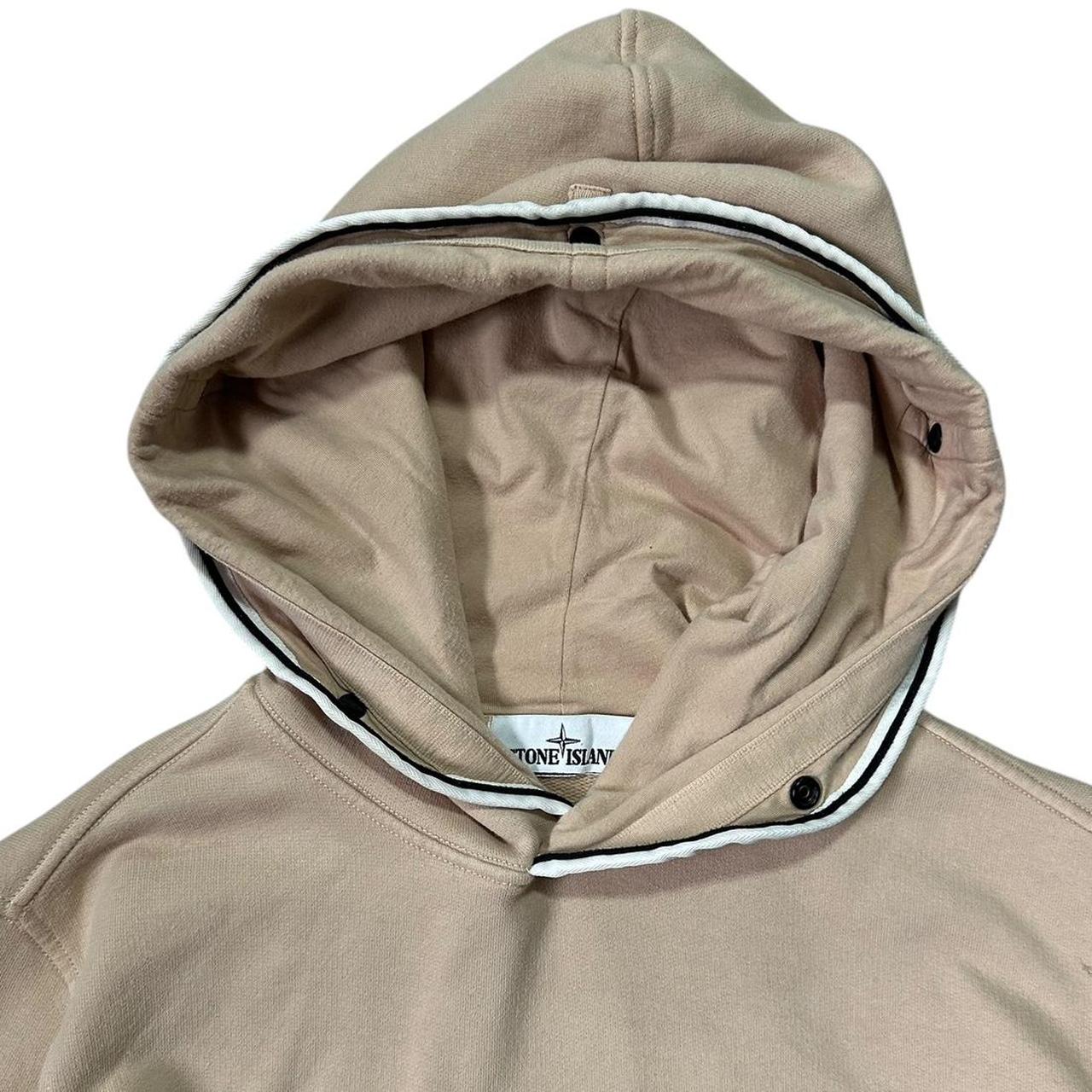 Stone Island Peach Pullover Hoodie