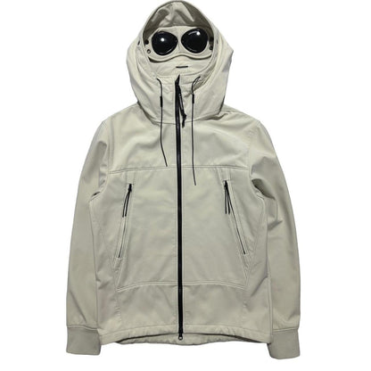 CP Company Cream Soft Shell Goggle Jacket