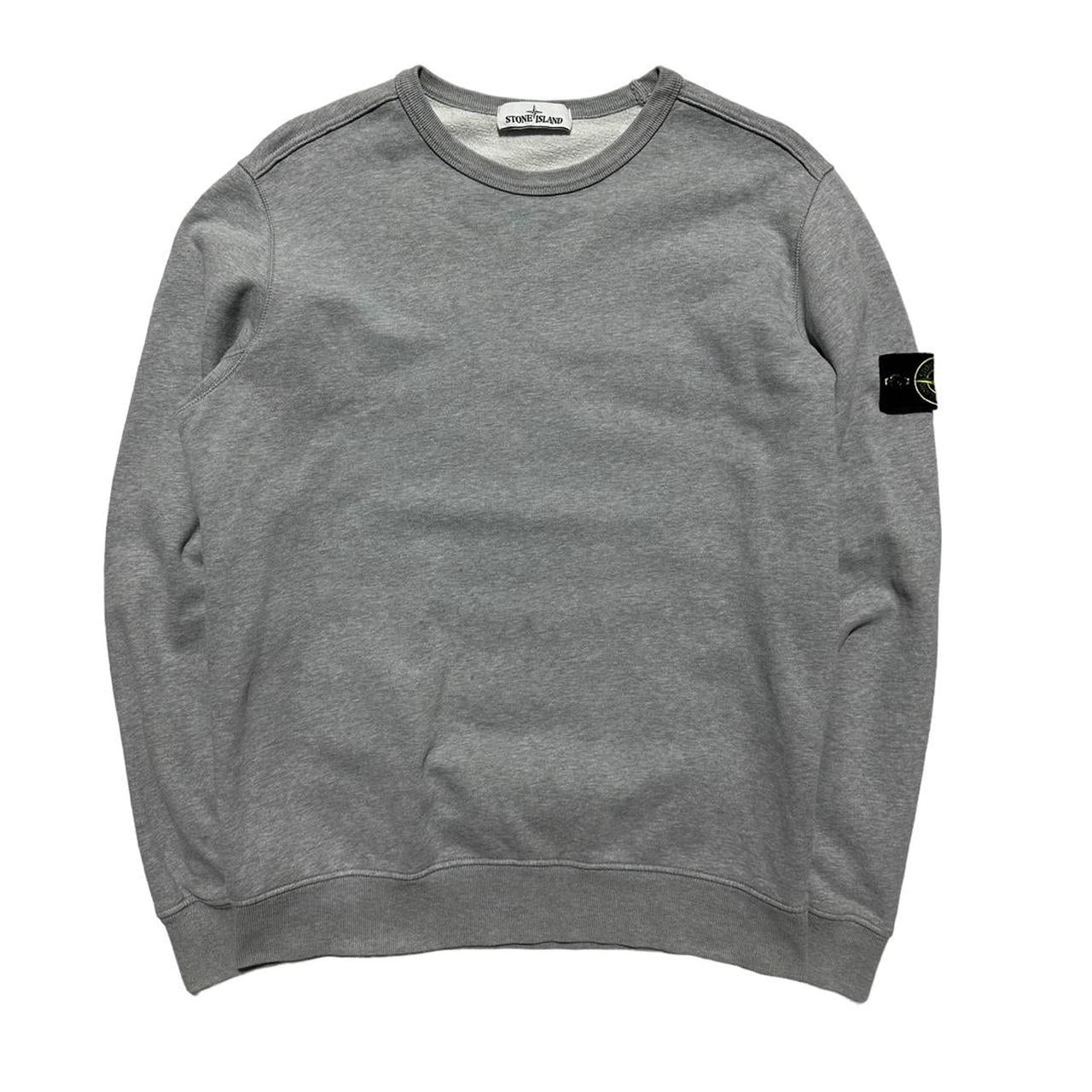 Stone Island Grey Pullover Crewneck