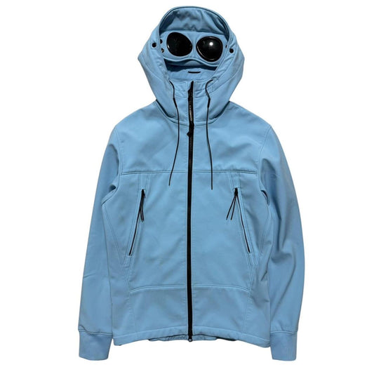 CP Company Baby Blue Soft Shell Goggle Jacket