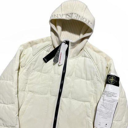 Stone Island Cupro Cotton Stella Knit Jacket