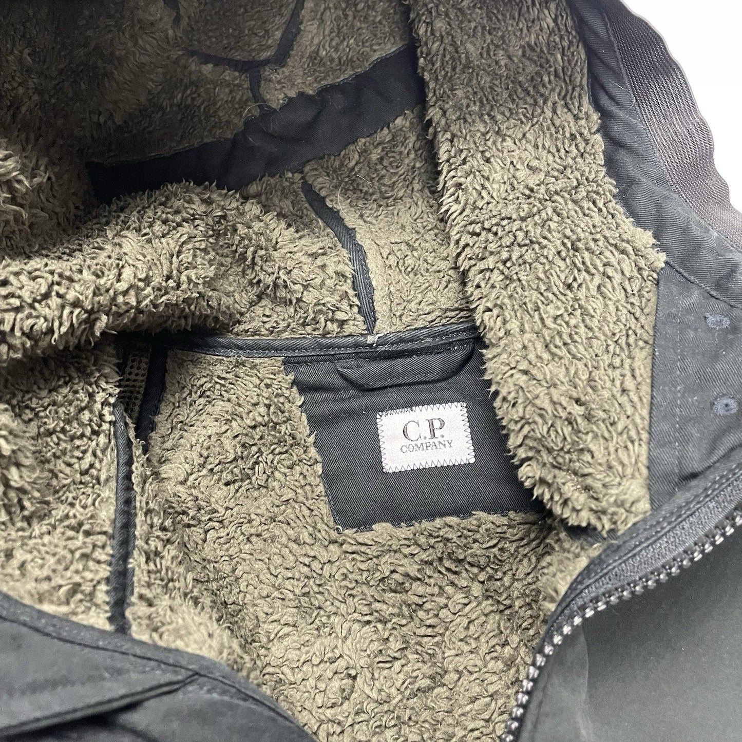 CP Company Soft Shell Fleece Lined Jacket, Size XL | O/S, Black