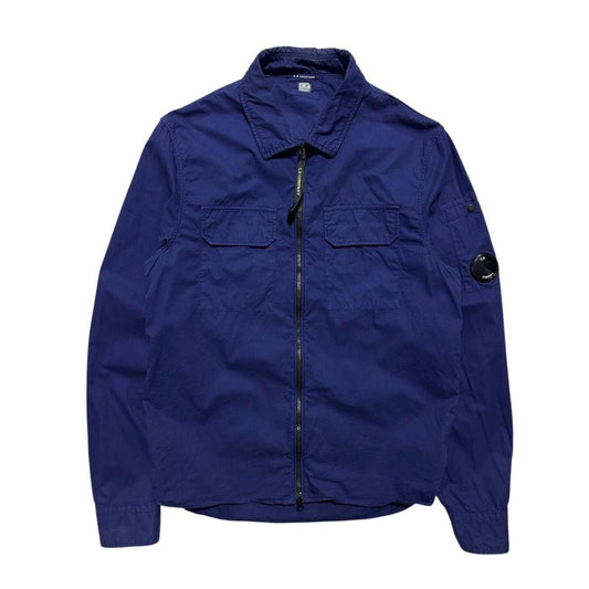 CP Company Blue Canvas Overshirt