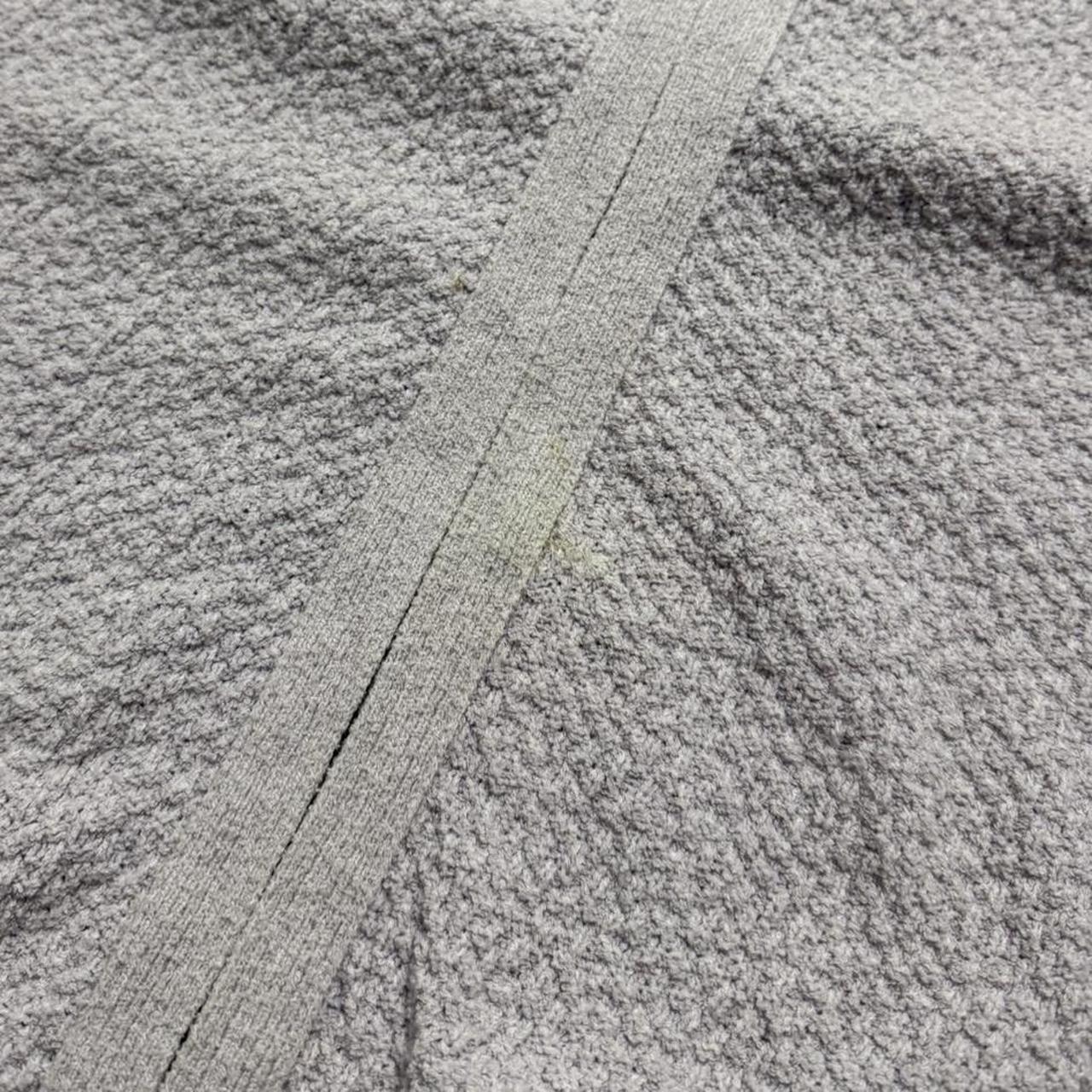Stone Island Full Zip Knit | Small, Light Grey