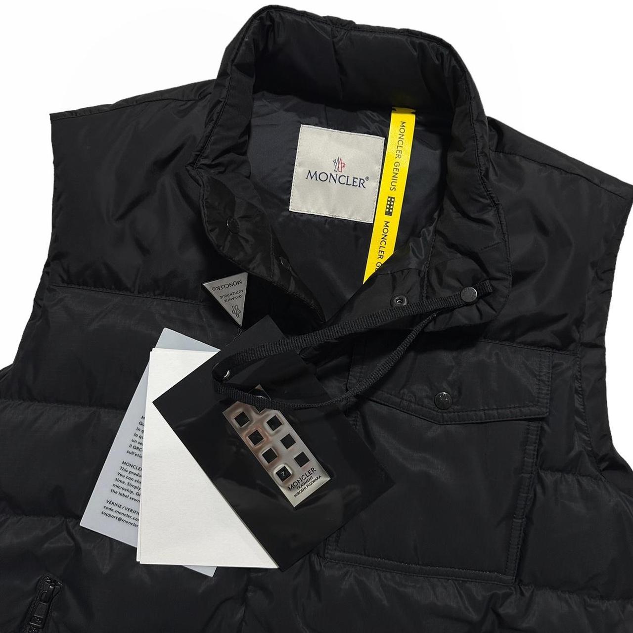 Moncler Fragment Gemoa Black Down Gilet