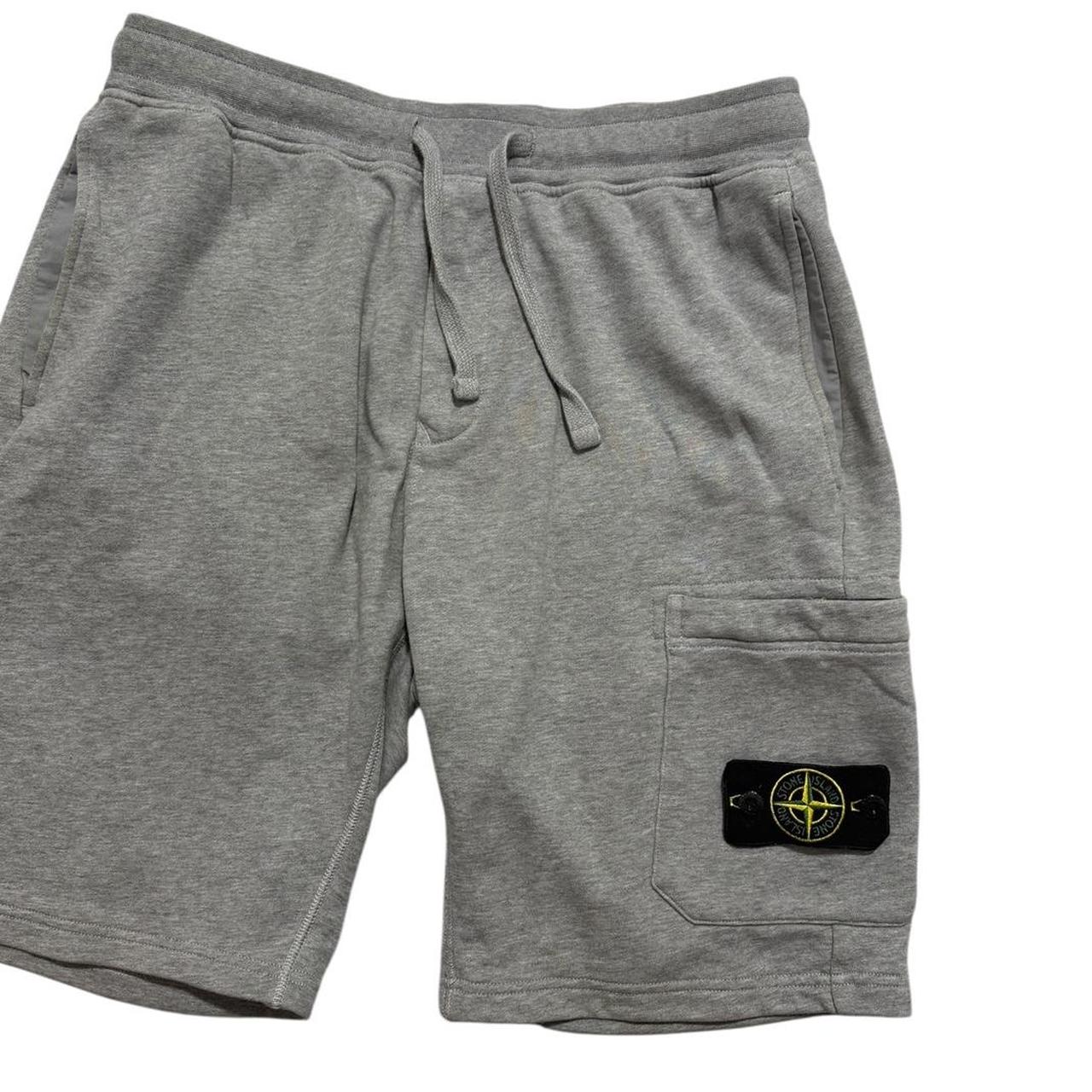 Stone Island Cotton Shorts | Medium, Grey