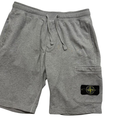 Stone Island Cotton Shorts | Medium, Grey