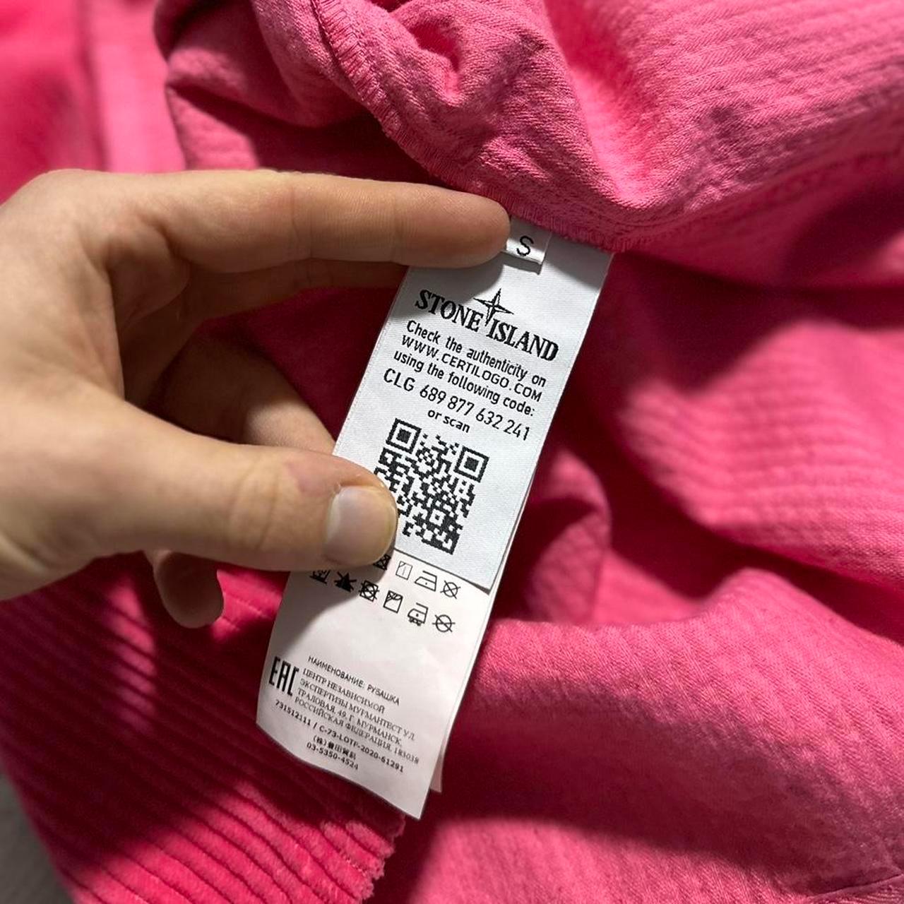 Stone Island Pink Corduroy Shirt - Known Source