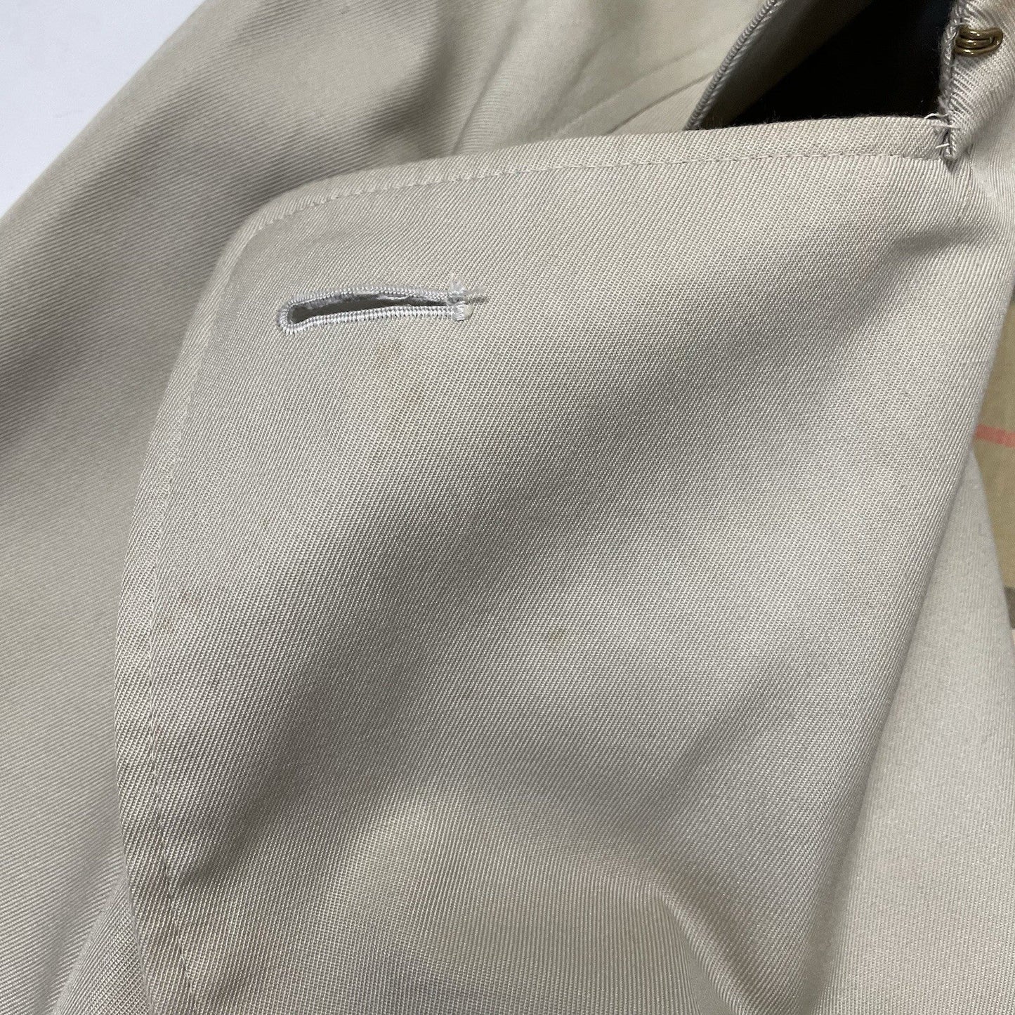 Vintage Burberry Beige Trench Coat, Size 50 | O/S, Beige