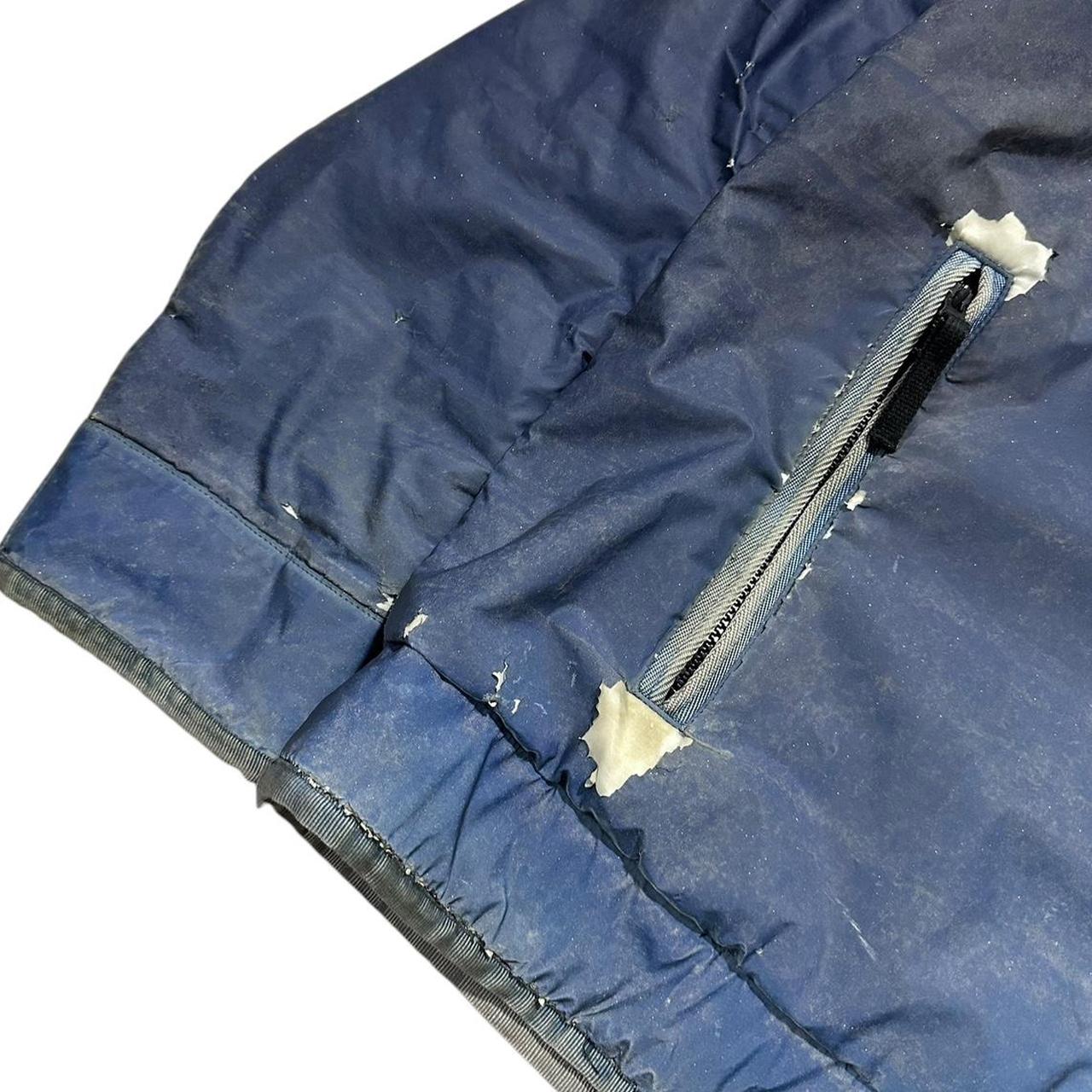 Stone Island Blue Liquid Reflective Jacket