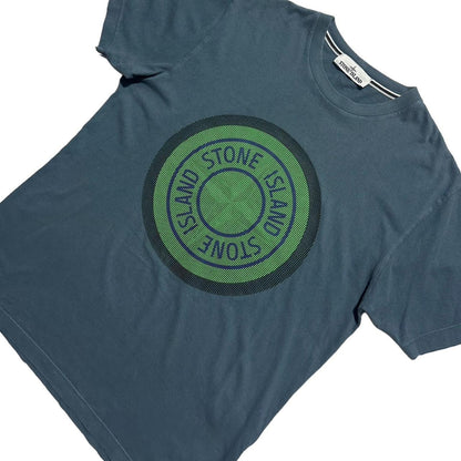 Stone Island Spell Out Circle Logo Short Sleeved T Shirt - Known Source