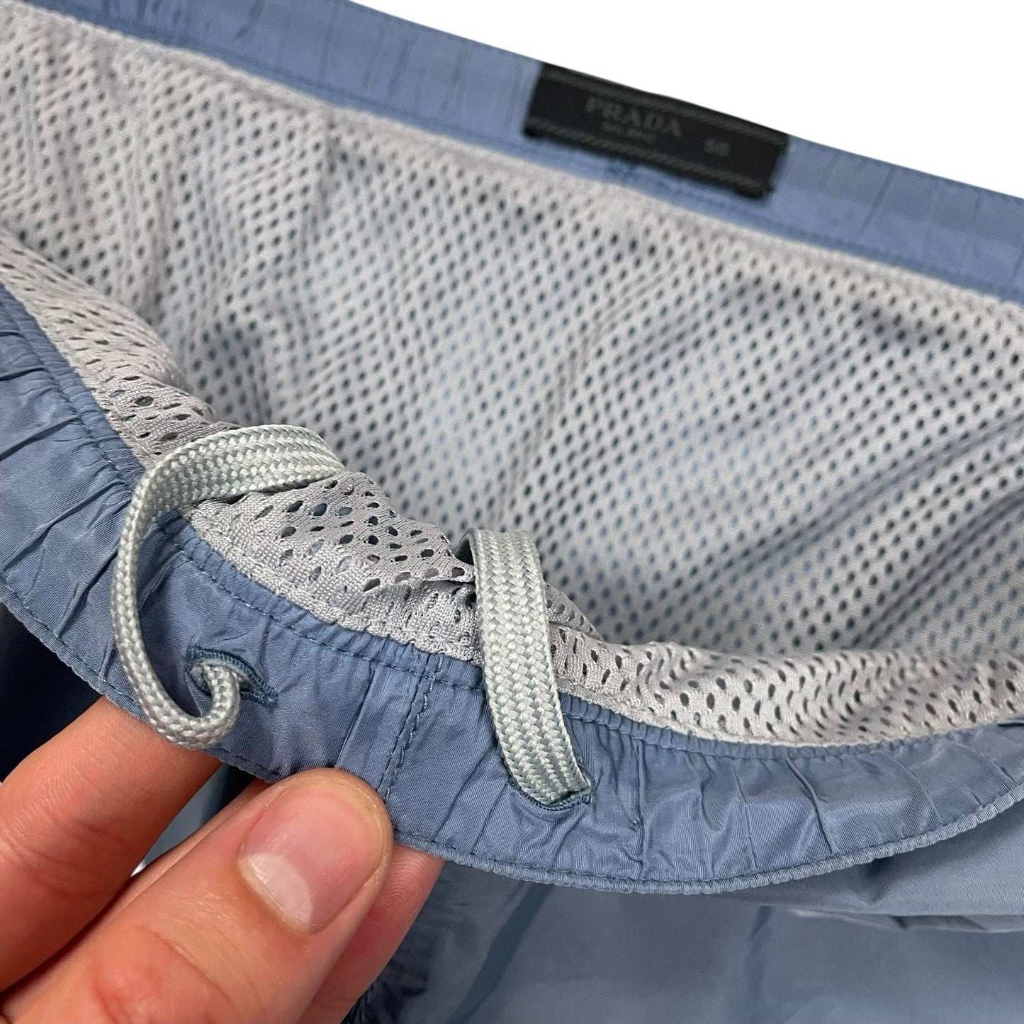 Prada Swim Shorts, Size IT56 | O/S, Blue