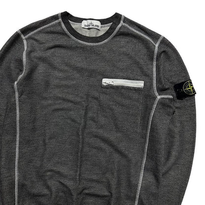 Stone Island Contrast Stitch Pullover Crewneck - Known Source