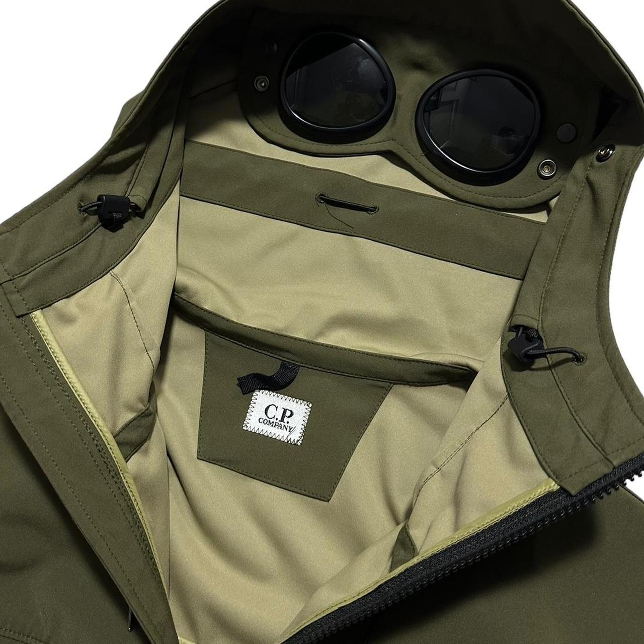 CP Company Khaki Soft Shell Goggle Jacket