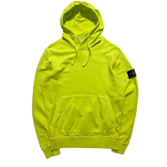 Stone Island Pullover Lime Hoodie
