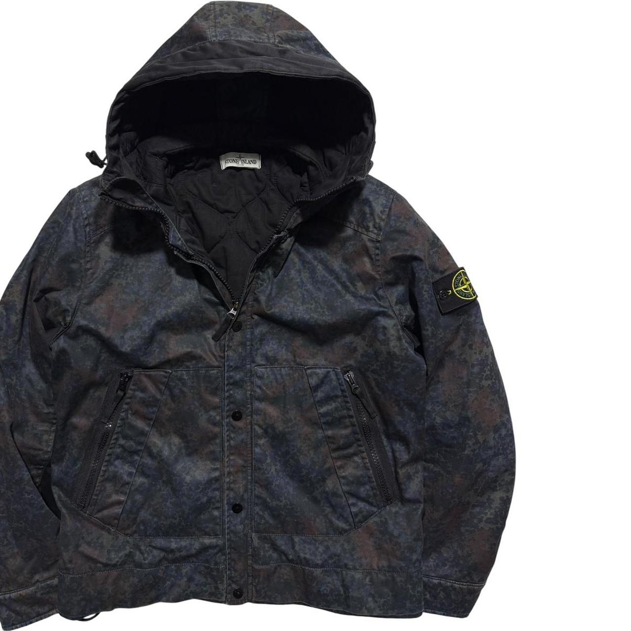 Stone Island Raso Gommato Camo Jacket