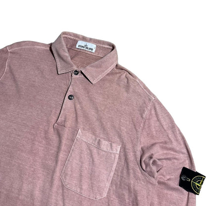 Stone Island Pullover Long Sleeve Polo Shirt