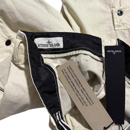 Stone Island Canvas Shorts
