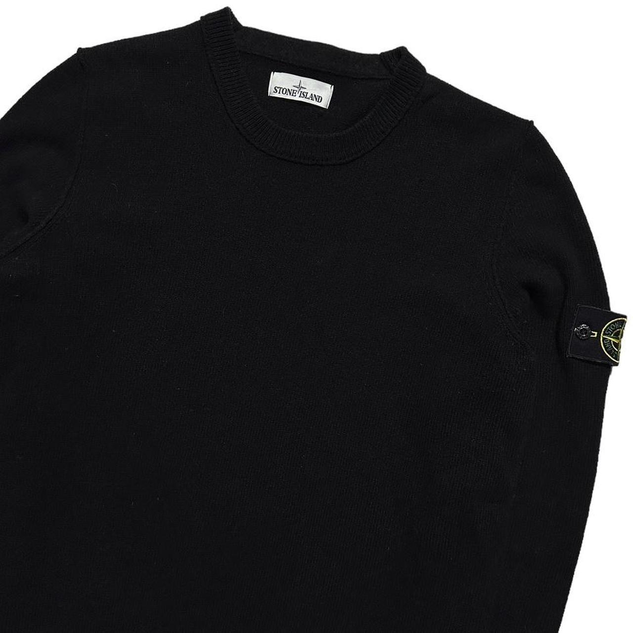 Stone Island Black Pullover Crewneck - Known Source