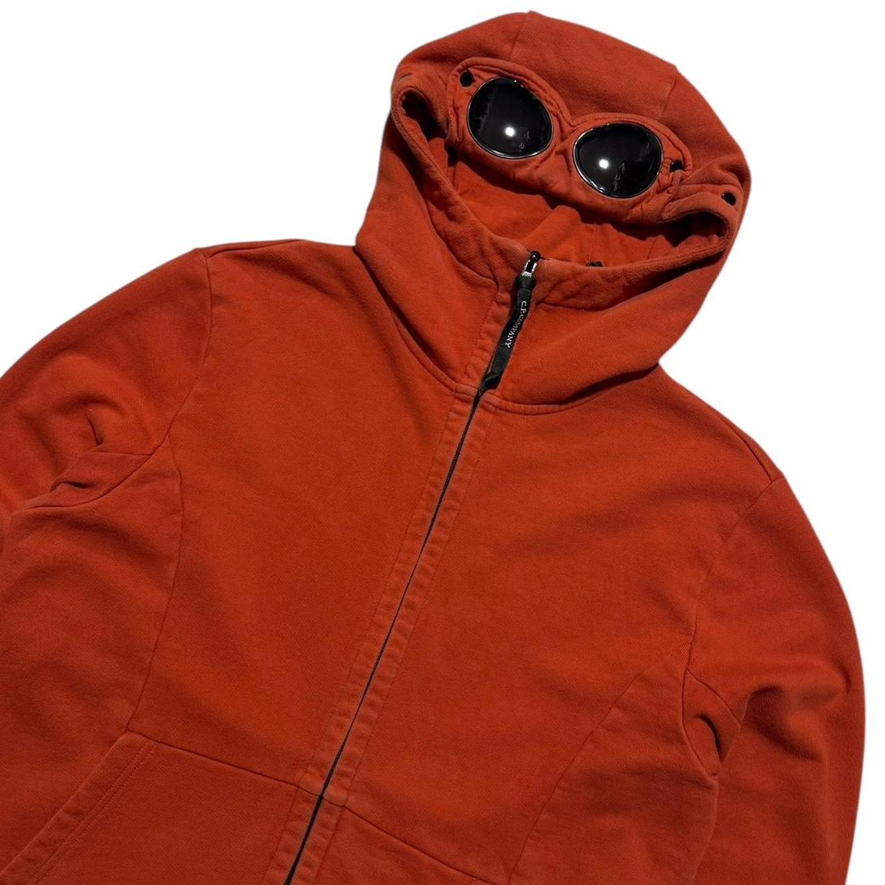 CP Company Orange Goggle Hoodie