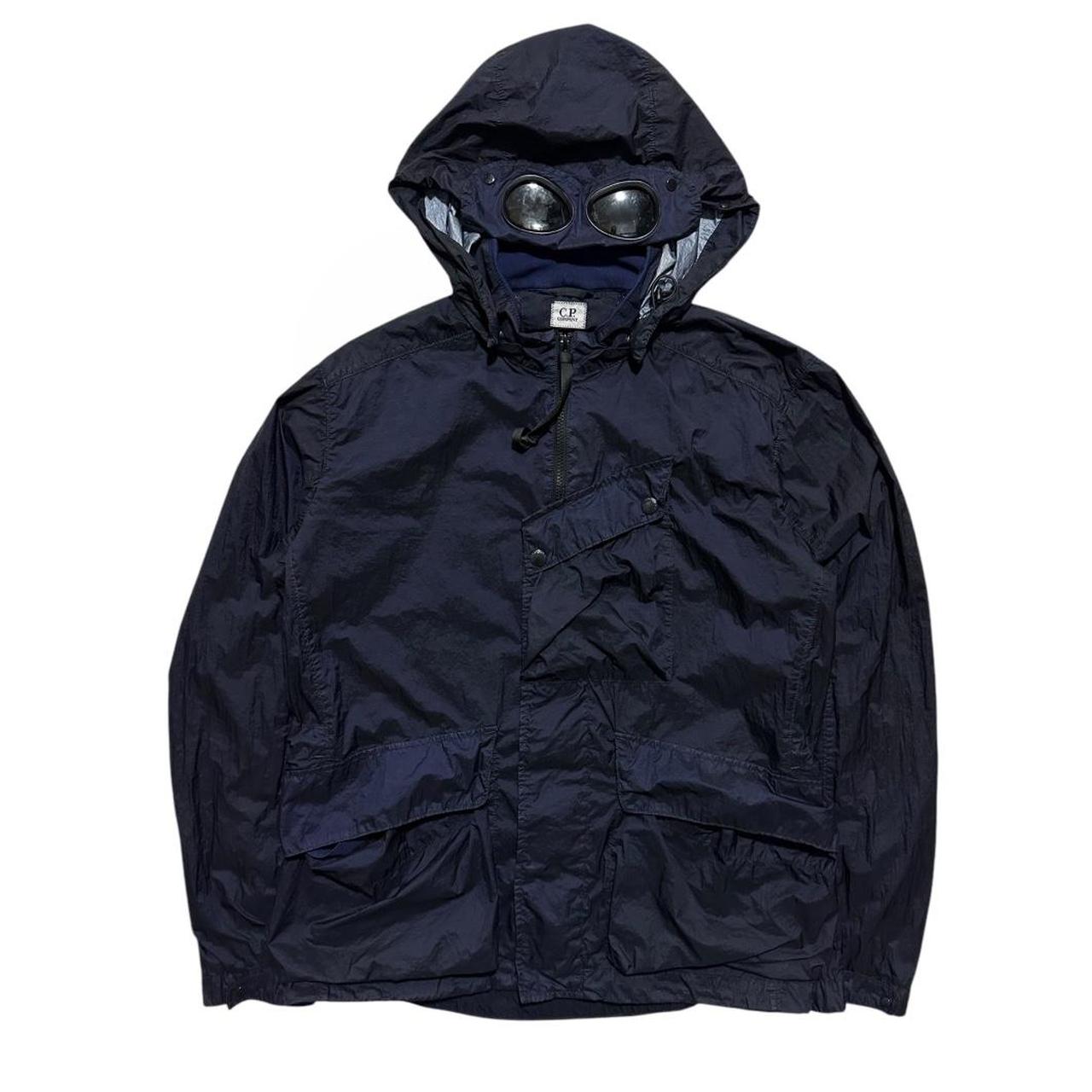 CP Company Navy Nyfoil Goggle Jacket