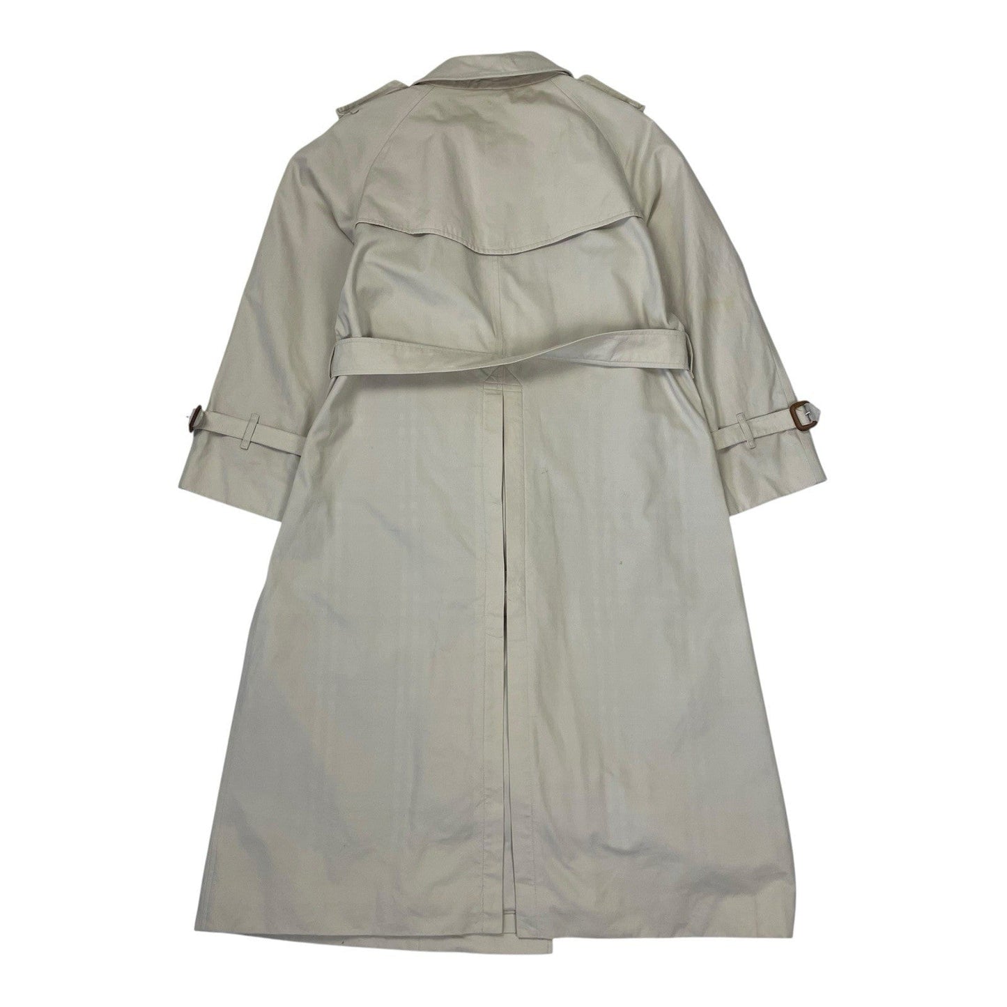 Burberry Nova Check Trench Coat, Size UK 8 Petite | O/S, Beige