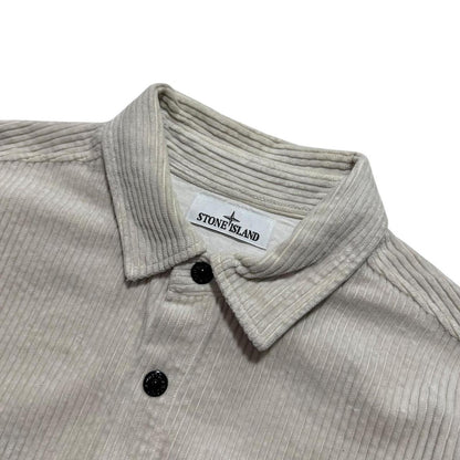Stone Island Heavy Corduroy Shirt | Large, Beige