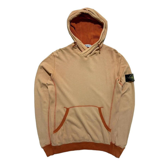 Stone Island Orange Pullover Hoodie - Known Source