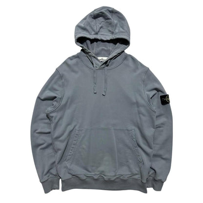 Stone Island Baby Blue Hoodie | XL, Blue