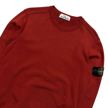 Stone Island Red Pullover Crewneck
