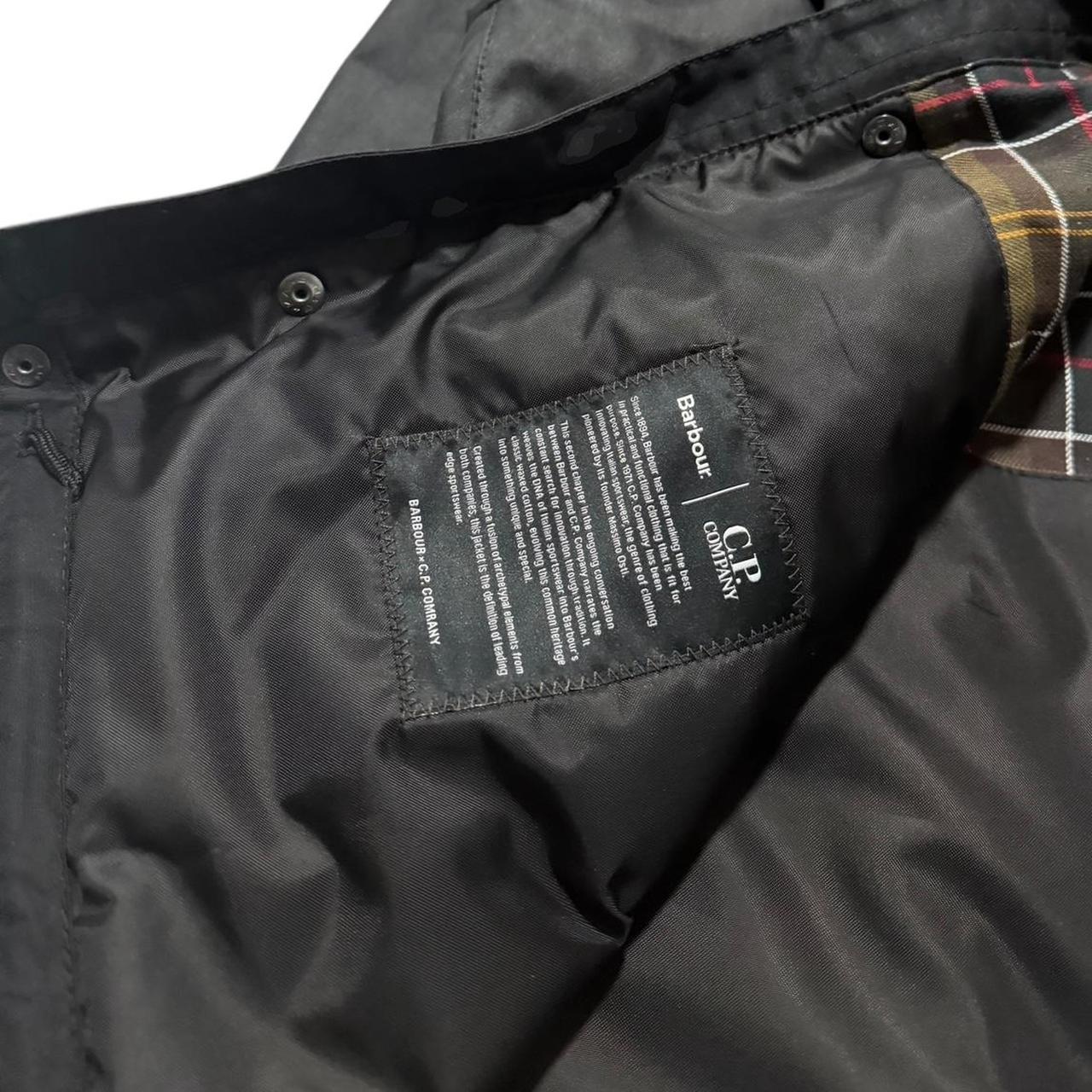 CP Company Barbour Wax Jacket | Large, Black