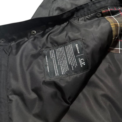 CP Company Barbour Wax Jacket | Large, Black