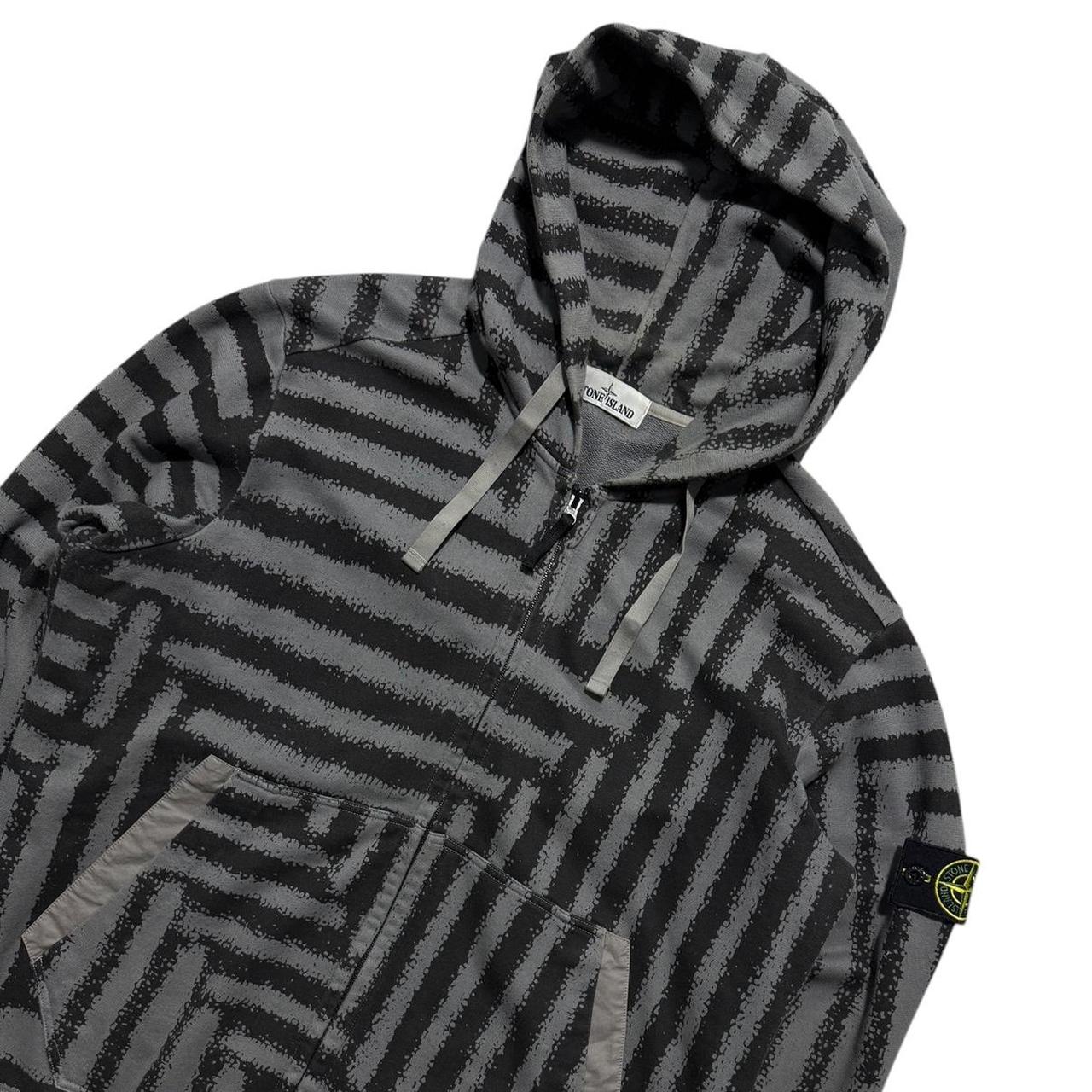 Stone Island Maze Print Hoodie